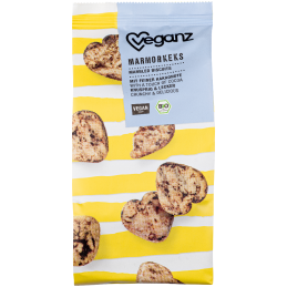 Biscuits cœurs Marbré au Cacao 150 gr - VEGANZ