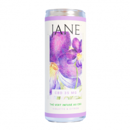 Thé vert infusé au CBD Violette & Citron - Jane