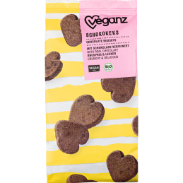 Biscuits cœurs au Chocolat 150 gr - VEGANZ