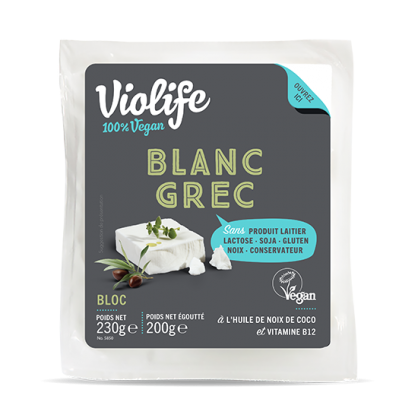 Bloc Blanc Grec 400 gr - VIOLIFE