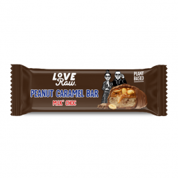 Barre caramel cacahuète chocolat 40 gr - LOVE RAW