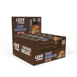 Barre caramel cacahuète chocolat 40 gr - LOVE RAW