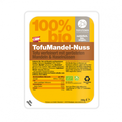 Tofu Amandes Noisettes 200 gr - TOFUTOWN