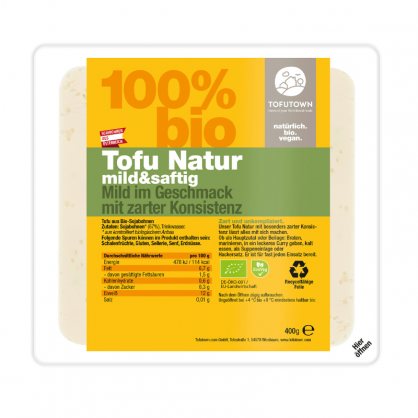 Tofu Nature 400 gr - TOFUTOWN