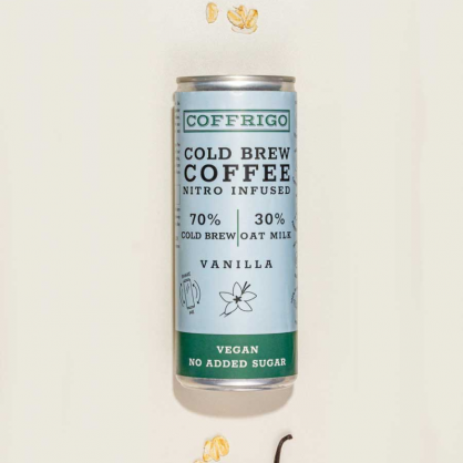 Café infusé à froid, Cold Brew Vanille 200 ml - COFFRIGO