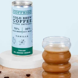 Café infusé à froid, Cold Brew Vanille 200 ml - COFFRIGO