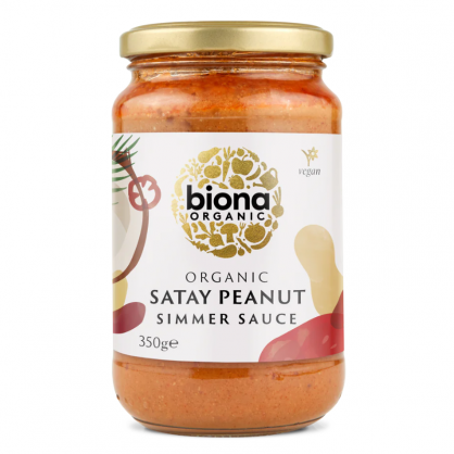 Sauce saté cacahuète 350 gr - BIONA ORGANIC