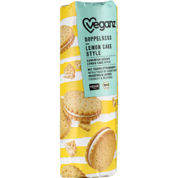Biscuits fourrés goût Citron 330 gr - VEGANZ