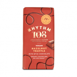 Tablette de Chocolat au lait vegan Noisette Truffle 100 gr - Rhythm108