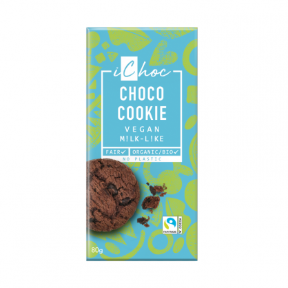 Tablette de chocolat Choco Cookie 80 gr - ICHOC