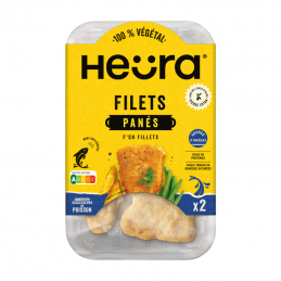 Filets panés de poisson végétal 160 gr - HEURA