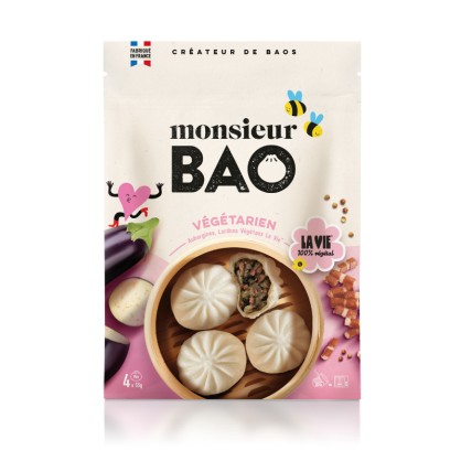 Bao aux légumes et lardons végétaux La Vie 220 gr - MONSIEUR BAO