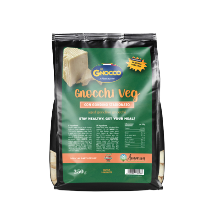 Gnocchis fourrés au parmesan végétal vieilli 250 gr - GONDINO