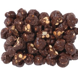 ANTI GASPI / DDM PASSEE - Clusters Chocolat Noir Cacahuètes et Caramel Salé 80 gr - Doisy & Dam