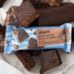 ANTI GASPI / DDM PASSEE -  Barre Protéinée Chocolat et Brownie Bio - Veganz