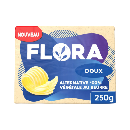 Alternative végétale au beurre doux 250 gr - FLORA