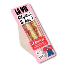 Sandwich Vegan - Le British 135 gr - LA VIE