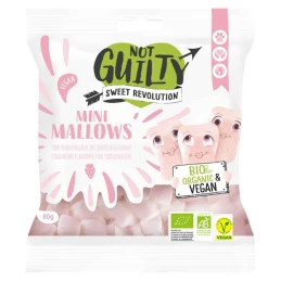 Mini guimauves vegan à la fraise biologique 80g - NOT GUILTY