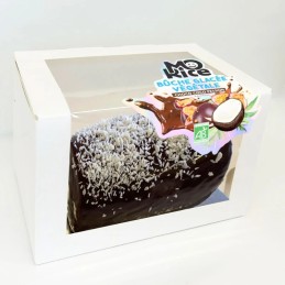 Bûche de Noël Bio Chocolat, Noix de Coco et Passion - MORICE