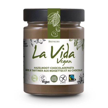 Pâte à tartiner noisettes/chocolat biologique 270 gr - LA VIDA VEGAN