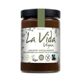 Pâte à tartiner noisettes/chocolat biologique 600 gr - LA VIDA VEGAN