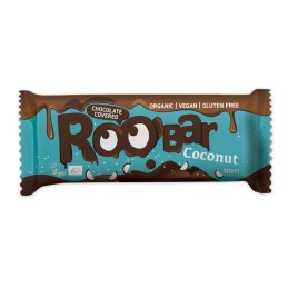 Barre recouverte de chocolat à la Noix de Coco 30g Bio - ROOBAR