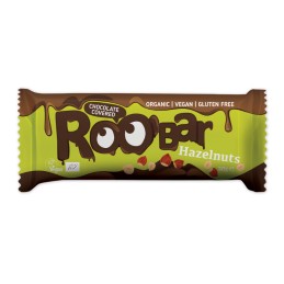 Barre recouverte de chocolat aux Noisettes 30g Bio - ROOBAR