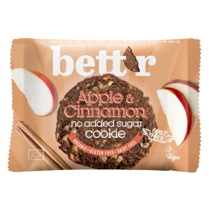 Cookie Pomme Cannelle sans sucres ajoutés 40g - BETT'R