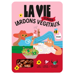 DLC 10/01/25 - Lardons végétaux goût fumé - La Vie