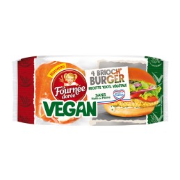 DDM 30/01/25 - 4 Brioch'Burger Vegan 250 gr - La Fournée Dorée