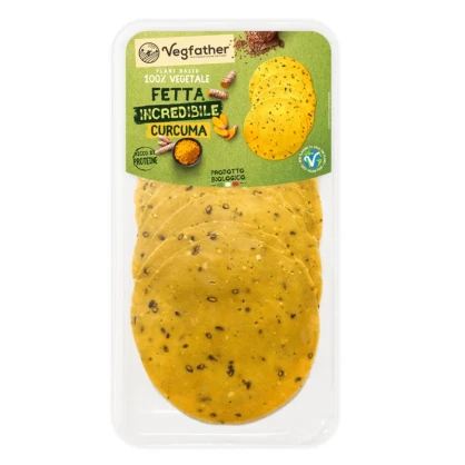 DLC 31/01/25 - Charcuterie végétale au curcuma biologique 90g - VEGFATHER