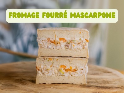 Recette Tyk'Affinage : Fromage végétal fourré mascarpone | VEGAN & SANS GLUTEN